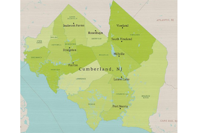 Cumberland County Map