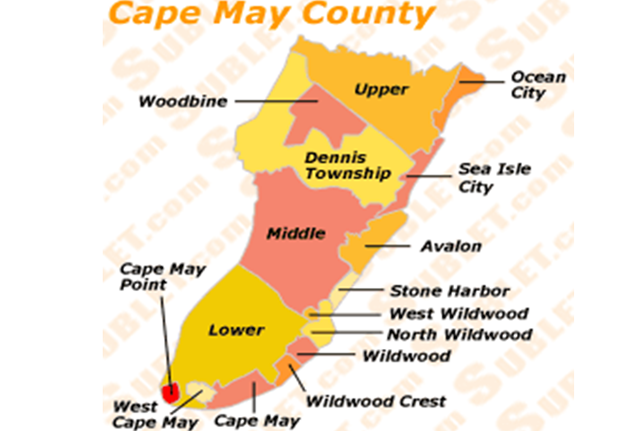 Cape May County Map